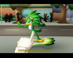 anthro black_bars chest_tuft convenient_censorship extreme_gear eyewear eyewear_only fingers goggles goggles_only green_body male nude public public_nudity solo text tuft apinkgrape sega sonic_riders sonic_the_hedgehog_(series) background_character jet_the_hawk accipitrid accipitriform avian bird absurd_res english_text hi_res letterbox