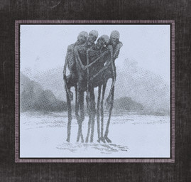 ambiguous_gender bone border detailed_background eyeball grey_border group holding_eyeball horror_(theme) not_furry outside skeleton skull standing water plastiboo vermis_(plastiboo) vermis_iii animated_skeleton humanoid undead official_art brother_(lore) brothers_(lore) sibling_(lore)