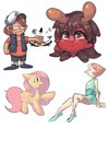 female forehead_gem gem group male male/female pearl_(gem) wings yunlongchen cartoon_network disney friendship_is_magic gravity_falls hasbro my_little_pony mythology steven_universe bill_cipher dipper_pines fluttershy_(mlp) pearl_(steven_universe) zhu_(kblankii) alien alien_humanoid demon equid equine euclidean eye_of_providence gem_(species) horse human humanoid mammal monster mythological_creature mythological_equine pearl_(gem_species) pegasus pony species_request 2:3 hi_res