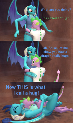 3_panel_comic adult_on_young age_difference anthro breasts cavern dialogue duo feet female from_front_position hindpaw hug leg_wrap lying male male/female missionary_position navel nipples nude on_back paws sex shota size_difference text young papadragon69 friendship_is_magic hasbro my_little_pony mythology princess_ember_(mlp) spike_(mlp) dragon mythological_creature mythological_scalie scalie winged_dragon 3d_(artwork) absurd_res comic digital_media_(artwork) english_text hi_res source_filmmaker_(artwork)