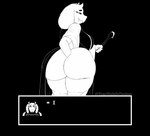 2_horns anal anal_fisting anal_penetration anthro autofisting autopenetration big_breasts big_butt black_background blush bodily_fluids bouncing_breasts bouncing_butt breasts butt butt_scratch clothing clothing_aside cutlery dialogue dress dress_aside drooling female fisting fluffy_ears holding_spoon horn huge_breasts huge_butt kitchen_utensils lost_my_keys masturbation penetration rear_view saliva simple_background smile solo spoon text text_box tools white_horn wooden_spoon yournightlydesires undertale_(series) yeah_i_have_a_type_(meme) toriel bovid caprine goat mammal 2025 animated black_and_white english_text hi_res monochrome