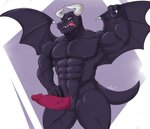 animal_genitalia big_penis biped genitals hybrid_genitalia hybrid_penis male muscular muscular_male penis purple_body purple_skin sheath solo tail wings akiidiamondheart_(artist) mythology nintendo ring_fit_adventure dragaux dragon mythological_creature mythological_scalie scalie hi_res