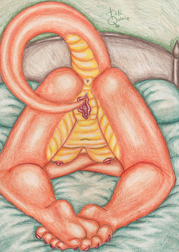 4_toes all_fours anthro ass_up autopenetration bed breasts butt claws feet female furniture genitals hindpaw masturbation nipples non-mammal_breasts non-mammal_nipples nude on_bed paws penetration plantigrade rear_view soles solo tail tail_fetish tail_in_own_pussy tail_in_vagina tail_insertion tail_masturbation tail_play toe_claws toes vaginal vaginal_masturbation vaginal_penetration vulva tiliquain mythology dragon mythological_creature mythological_scalie scalie