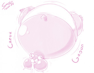 accessory air_from_nipple air_inflation ambiguous_gender anthro belly belly_expansion big_belly big_breasts big_butt big_cheeks big_tail black_hairband black_nose body_inflation breast_expansion breasts butt butt_expansion cheek_expansion clothing creaking dress duo expansion eyes_closed female floating footwear gloves groan hair hair_accessory hairband handwear huge_belly huge_breasts huge_butt huge_cheeks huge_thighs hyper hyper_belly hyper_breasts hyper_butt hyper_cheeks hyper_inflation hyper_pear hyper_thighs immobile inflation kiss_on_lips kissing monobutt motion_lines nipple_outline onomatopoeia panties pink_body pink_clothing pink_dress pink_ears pink_footwear pink_hair pink_shoes pink_tail puffed_cheeks puffkiss scut_tail shoes short_tail simple_background sound_effects spherical_inflation swelling tail text thick_thighs thigh_expansion three-quarter_view underwear white_background white_body white_clothing white_gloves white_handwear white_inner_ear white_panties white_underwear smotrilla sega sonic_the_hedgehog_(series) amy_rose anon eulipotyphlan hedgehog human mammal 2025 cel_shading colored digital_media_(artwork) hi_res monochrome pink_and_white restricted_palette shaded signature