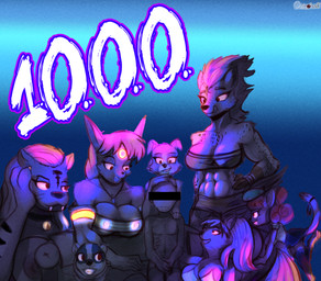 abs anthro anthrofied arm_tuft big_breasts bikini bottomwear braided_hair breasts censor_bar choker cleavage clothed clothing curly_hair ears_up fangs female freckles furniture glowing glowing_markings glowing_nipples group hair hand_on_hip huge_breasts jewelry long_hair looking_at_another looking_pleasured male male/female markings mole_(marking) muscular muscular_anthro necklace nipples orange_hair raised_leg red_hair shoulder_tuft size_difference skirt sofa swimwear teeth tongue tuft two-piece_swimsuit cosmonaut nintendo pokemon badger canid canine canis domestic_cat domestic_dog eeveelution felid feline felis generation_2_pokemon human hyena lion mammal mustelid musteline pantherine pokemon_(species) umbreon signature