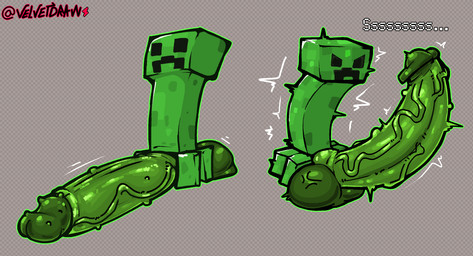 4_legs angry balls big_balls big_penis black_eyes black_mouth curved_penis erection feral genitals glans green_balls green_body green_glans green_leg green_penis heavy_balls heavy_penis huge_balls huge_penis humanoid_genitalia humanoid_penis hyper hyper_balls hyper_genitalia hyper_penis male male/male nubbed_penis penile penis penis_on_ground simple_background solo standing throb throbbing throbbing_balls throbbing_penis vein veiny_balls veiny_penis velvetdraw microsoft minecraft mojang xbox_game_studios creeper_(minecraft) 2026 absurd_res detailed digital_drawing_(artwork) digital_media_(artwork) hi_res