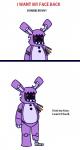 ambiguous_gender animatronic anthro bonnie_(fnaf) comic english_text five_nights_at_freddy's five_nights_at_freddy's_2 lagomorph leporid machine mammal open_mouth rabbit robot scottgames simple_background solo teeth text unknown_artist white_background