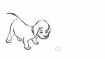 ambiguous_gender ball feral open_mouth playful playing simple_background solo tail tail_motion tailwag white_background willow-s-linda canid canine canis domestic_dog mammal 16:9 2d_animation animated frame_by_frame short_playtime widescreen