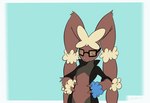 ambiguous_gender anthro eyewear glasses long_ears pink_eyes solo garrts nintendo pokemon dizzy_(bluepegasi) generation_6_pokemon mega_evolution mega_lopunny pokemon_(species) 2d_animation animated frame_by_frame short_playtime