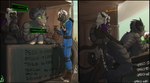 anthro desk dialogue doggystyle female from_behind_position furniture group male male/female messy sex table trio nethil fallout microsoft mythology canid canine deathclaw dragon fox mammal mythological_creature mythological_scalie scalie writing_(disambiguation) hi_res