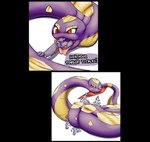 after_vore digestion female larger_female male oral_vore size_difference smaller_male smile smirk vore willing_prey poisonsneksoffie nintendo pokemon generation_3_pokemon mammal pokemon_(species) procyonid raccoon reptile scalie seviper snake alpha_channel comic hi_res