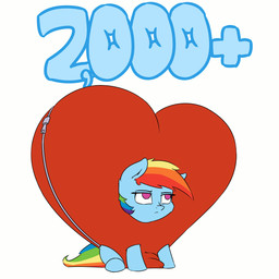blue_body blue_fur blush female feral fur grumpy hair heart_symbol multicolored_hair multicolored_tail purple_eyes rainbow_hair rainbow_tail solo tail young young_feral conditional_dnp pudgeruffian friendship_is_magic hasbro my_little_pony rainbow_dash_(mlp) equid equine horse mammal pony 1:1 2014 animated digital_media_(artwork) hi_res