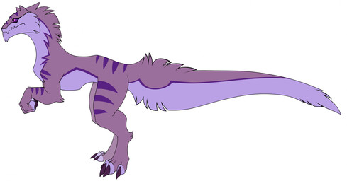 biped butt claws fangs female feral fur purple_body slim small_waist solo striped_body stripes teeth feralcatalyst mythology dragon mythological_creature mythological_scalie scalie hi_res
