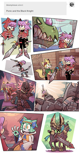 5_fingers anthro armor biped clothed clothing duo eyebrows female feral fingers headgear helmet holding_melee_weapon holding_object holding_sword holding_weapon horn interrobang machine male melee_weapon open_mouth open_smile quadruped smile sword tail text weapon whiskers z-t00n mythology ponic_and_fails sega sonic_the_hedgehog_(series) buckles_the_mole fails_the_cat fan_character maimy_the_robot ponic_the_porcupine domestic_cat dragon equid equine eulipotyphlan felid feline felis mammal mole_(animal) mythological_creature mythological_scalie porcupine robot rodent scalie english_text hi_res