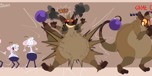 ambiguous_gender anthro bomb butt explosion explosives forced forced_transformation game_over gameplay_mechanics heart_container heart_container_(tloz) heart_symbol male monobutt overweight overweight_anthro pear-shaped_figure permanent_smile smile smoke smoke_from_ears smoke_from_mouth smoke_from_nose solo swallowing tf_into_fictional_character transformation transformation_sequence twink_death weight_gain wide_hips yeenskunk nintendo the_legend_of_zelda mammal mouse murid murine rat real_bombchu rodent absurd_res hi_res