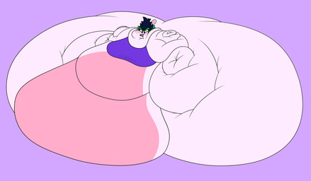 amethyst_(gem) angry anthro belly belly_expansion belly_rolls big_belly big_breasts big_butt black_eyes black_hair blush blush_lines bottomless bottomless_anthro bottomless_female breast_expansion breasts butt butt_expansion chubby_cheeks clothed clothed_anthro clothed_female clothing double_chin ear_piercing expansion eyebrows eyelashes fat_arms fat_legs female female_anthro fur furrowed_brow furrowed_eyebrows gem green_eyebrows green_hair hair huge_belly huge_butt huge_thighs hyper hyper_belly hyper_butt hyper_thighs immobile lips mitten_hands morbidly_obese morbidly_obese_anthro morbidly_obese_female multicolored_body multicolored_hair no_pupils noseless obese obese_anthro obese_female overweight overweight_anthro overweight_female piercing pink_body pink_inner_ear pink_lips pink_skin purple_background purple_clothing purple_ear_piercing purple_shirt purple_tank_top purple_topwear sharp_teeth shirt short_hair simple_background sitting solo spiky_hair sunken_limbs tank_top teeth thick_eyebrows thick_thighs thigh_expansion topwear two_tone_body two_tone_hair weight_gain white_body white_fur octoguy mario_bros mario_plus_rabbids_sparks_of_hope nintendo raving_rabbids rayman_(series) ubisoft edge_(mario_plus_rabbids) lagomorph mammal rabbid 2021 absurd_res crossover digital_drawing_(artwork) digital_media_(artwork) english_description flat_colors hi_res