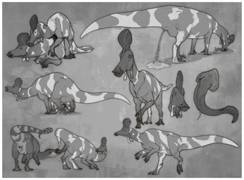 animal_genitalia avian_caruncle bite bodily_fluids border cloaca cum dewlap_(anatomy) duck-billed feral genital_fluids genitals humping lambeosaurine male male/male peeing penis precum running urine wattle white_border technesaurus zaelis dinosaur hadrosaurid ornithischian ornithopod plateosaurid plateosaurus prehistoric_species reptile saurischian sauropodomorph scalie absurd_res hi_res