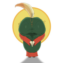 anthro blasphemy butt clothed clothing female panties_bulge religion solo wobbling_butt theanonyman1207 christianity judas_iscariot_(film) praise_da_booty_(meme) mary_magdalene canid canine fennec_fox fox mammal true_fox 1:1 hi_res