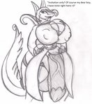 anthro anthrofied big_breasts big_penis breasts dialogue flashing genitals gynomorph huge_breasts huge_penis hyper hyper_genitalia hyper_penis intersex looking_at_viewer nipple_outline penis pokemorph solo tail text vein veiny_penis dragon-heart nintendo pokemon rosetta_gold generation_5_pokemon pokemon_(species) serperior english_text hi_res