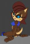 anthro biped blue_eyes breasts brown_body eyebrows eyelashes female grey_background half-closed_eyes looking_at_viewer multicolored_body narrowed_eyes open_mouth simple_background sitting solo tan_body darkhedgehog23 archie_comics sega sonic_the_hedgehog_(archie) sonic_the_hedgehog_(comics) sonic_the_hedgehog_(series) mecha_sally sally_acorn chipmunk ground_squirrel mammal rodent sciurid hi_res