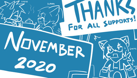 anthro electronics eyes_closed female food hair headphones male motion_lines smile spiky_hair standing tail tail_motion text sollyz haruz sundyz canid canine canis domestic_cat domestic_dog felid feline felis mammal 2020 digital_drawing_(artwork) digital_media_(artwork) english_text monochrome sketch