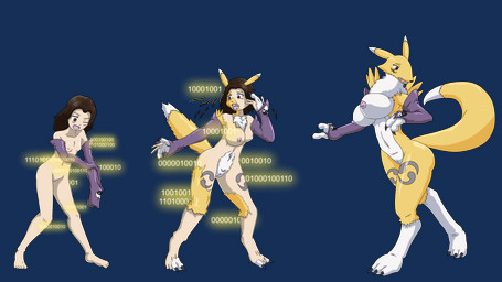 3_fingers anthro base_one_layout basic_sequence big_breasts binary_code black_hair black_nose blush body_size_growth breast_expansion breasts brown_hair chest_tuft clothing expansion female fingers fur fur_growth genitals gloves gloves_only growth hair handwear handwear_only human_to_anthro linear_sequence mostly_nude nipples one_eye_closed one_row_layout open_mouth simple_background size_transformation solo species_transformation standing surprised tail tail_growth three_frame_image three_frame_sequence transformation transformation_sequence transparent_background tuft vulva yellow_body yellow_fur mankor bandai_namco digimon canid canine digimon_(species) digital_creature human mammal renamon 16:9 2019 4k absurd_res alpha_channel hi_res sequence widescreen