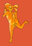 anus butt feet food genitals honey_(food) male penis pose smug_face solo tail nezzieplump nezzie_(nezzieplump) goo_creature hi_res pinup