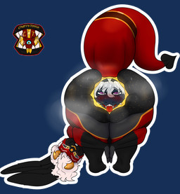 anal anal_vore anus blush blush_lines blushing_at_viewer blushing_profusely butt duo eyebrow_piercing face_in_ass facial_piercing female female_prey freckled_butt freckled_face freckles glowing glowing_anus hair hammerspace looking_at_viewer male male_pred musk musky_butt piercing pointed_tail simple_background size_difference slime smaller_male smaller_pred smug_expression smug_face smug_grin spade_tail tail text vore white_hair yellow_eyes cherryterror praise_da_booty_(meme) jack_the_mimic goo_creature lagomorph mammal absurd_res english_text hi_res shaded simple_shading