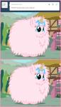 2013 blue_eyes english_text equine female fluffle_puff fluffy friendship_is_magic fur hair horse ice_cream mammal mixermike622 my_little_pony outside pink_fur pink_hair pony solo text tongue tongue_out tumblr
Rating: Safe
Score: 1
User: anthroking
Date: February 15, 2014
