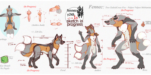 2_tails animal_genitalia animal_penis anthro balls border canine_genitalia canine_penis claws dew_claws digital_sketch digitigrade feral fur genitals hair knot lycanthropy male multi_tail nodachi orange_body orange_fur penis ponytail sheath solo tail text white_border fennec_(artist) cross-fox fennec_(character) canid canine fox mammal red_fox true_fox werecanid werecanine werecreature werefox english_text hi_res model_sheet