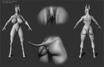 animal_genitalia animal_pussy anthro anus big_breasts breasts butt clitoris equine_genitalia equine_pussy female front_view gaping gaping_anus gaping_pussy genitals muscular muscular_anthro muscular_female navel nipples nude pubic_mound puffy_anus puffy_nipples pussy rear_view sculpt simple_background solo text urethra vck equid equine horse mammal 2020 3d_(artwork) absurd_res digital_media_(artwork) english_text greyscale hi_res monochrome unfinished zbrush_(artwork)