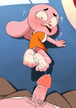 after_orgasm anthro blush bodily_fluids bottomless butt clothed clothing confusion cum cum_on_feet dress erection featureless_crotch feet female foot_fetish genital_fluids genitals horrified looking_at_viewer male open_mouth penis tail upskirt young young_anthro young_female sock-eater cartoon_network the_amazing_world_of_gumball anais_watterson richard_watterson lagomorph leporid mammal rabbit 2026 hi_res daughter_(lore) father_(lore) father_and_child_(lore) father_and_daughter_(lore) parent_(lore) parent_and_child_(lore) parent_and_daughter_(lore)
