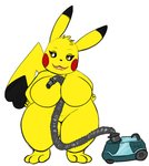 ashwolves5 cleaning_tool cleft_tail female generation_1_pokemon nintendo pikachu pokemon pokemon_(species) solo tail vacuum_cleaner