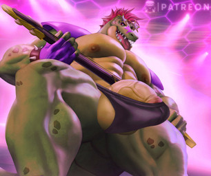 abs anthro balls barazoku bass_guitar biceps big_balls big_bulge big_muscles big_penis bracelet bulge claws clothed clothing eyewear eyewear_on_head fingerless_gloves foreskin genitals glans gloves guitar hair handwear holding_object huge_balls huge_bulge huge_muscles huge_penis humanoid_genitalia humanoid_penis ineffective_clothing jewelry looking_at_viewer low-angle_view male markings mohawk muscular muscular_anthro muscular_male musical_instrument nipples non-mammal_balls non-mammal_nipples open_mouth open_smile pecs penis plucked_string_instrument quads smile solo spiked_bracelet spikes spotlight standing string_instrument sunglasses sunglasses_on_head teeth thick_thighs thong thong_only tongue tongue_out topless topless_anthro topless_male underwear underwear_only vein bozi five_nights_at_freddy's five_nights_at_freddy's:_security_breach patreon scottgames steel_wool_studios montgomery_gator alligator alligatorid crocodilian reptile scalie 2024 hi_res watermark