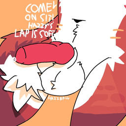 animal_genitalia anthro balls big_penis bodily_fluids dripping erection fur genital_fluids genitals male nude penile penis precum precum_drip red_body red_fur simple_background solo tail text hazzball kaiju_paradise roblox canid canine gootraxian hazzy_(kaiju_paradise) mammal 1:1 source_request