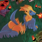 anthro anthrofied butt female fire flower genitals grass group outside plant pokemorph pussy tail burquina nintendo pokemon elemental_creature flora_fauna flower_creature generation_1_pokemon generation_3_pokemon generation_4_pokemon manectric pokemon_(species) torterra vileplume 1:1 aliasing digital_media_(artwork) low_res oekaki