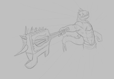 abs anthro claws clothed clothing electric_guitar finger_claws frill_(anatomy) guitar head_crest head_frill holding_guitar holding_musical_instrument holding_object looking_at_viewer male male_anthro mouth_closed muscular muscular_anthro muscular_male musical_instrument neck_frill nipple_piercing nipples pecs piercing plucked_string_instrument simple_background solo string_instrument tail tail_frill topless aduran scalie absurd_res hi_res monochrome