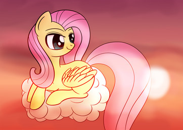 blue_eyes closed_smile cloud evening feathered_wings feathers female female_feral feral fur hooves light long_mane long_tail lying mane mouth_closed on_cloud on_front outside pink_mane pink_tail quadruped red_sky sky smile solo sunset tail thin_eyebrows unguligrade wings yellow_body yellow_fur yellow_wings datapony friendship_is_magic hasbro my_little_pony mythology fluttershy_(mlp) equid equine mammal mythological_creature mythological_equine pegasus 2016 absurd_res colored digital_drawing_(artwork) digital_media_(artwork) english_description hi_res lighting shaded