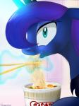 chopsticks eating equine food friendship_is_magic horn horse magic mammal my_little_pony pony princess_luna_(mlp) ramen sakuracheetah winged_unicorn wings
Rating: Safe
Score: 13
User: EurynomeEclipseVII
Date: March 06, 2014