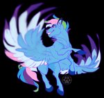 dazzle_flash feathered_wings feathers female feral flying looking_aside looking_away smile solo spread_wings wings frillious hasbro my_little_pony mythology fan_character equid equine mammal mythological_creature mythological_equine pegasus alpha_channel digital_drawing_(artwork) digital_media_(artwork)