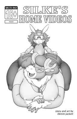 anthro big_breasts big_butt big_nipples bottomwear breasts butt clothing denim denim_bottomwear denim_clothing digit_ring duo eyewear female glasses jeans jewelry male male/female mature_female nipples obese overweight pants ring size_difference wearing_glasses wedding_ring denim_(artist) denim_jackett silke_jackett deer hybrid lagomorph leporid mammal new_world_deer rabbit reindeer absurd_res comic cover cover_art cover_page hi_res monochrome incest_(lore) mother_(lore) mother_and_child_(lore) mother_and_son_(lore) parent_(lore) parent_and_child_(lore) parent_and_son_(lore) son_(lore)
