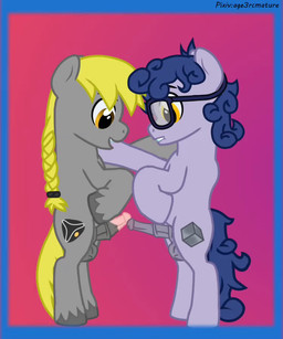 animal_genitalia bite biting_lip duo erection eyewear feral genitals glasses male male/male penile penis penis_touching wearing_glasses age3rcmature hasbro my_little_pony equid equine horse mammal pony 2d_animation 5:6 animated motion_tweening no_sound short_playtime video