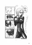 black_and_white body_goo comic duo female hi_res humanoid male monochrome nana_gel not_furry_focus slime something_new_pvc_purple_goo