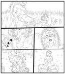 2014 anthro anthro_penetrating anthro_penetrating_human balls bear border breasts butt claws comic duo elise_(lol) english_text erection fangs female female_on_anthro female_penetrated fur genitals grass grillo hair hi_res human human_on_anthro human_penetrated interspecies league_of_legends looking_pleasured male male/female male_on_human male_penetrating male_penetrating_female mammal monochrome nipples nude open_mouth penetration penile penile_penetration penis penis_in_pussy plant pussy riot_games sex smile teeth tencent text tongue vaginal vaginal_penetration volibear white_border