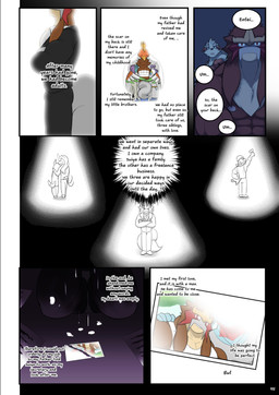 anthro anthrofied bandage bodily_fluids clothing dialogue freelancer fur hug jewelry male necklace nipples paper ripped_photo shirt tail tank_top tears text topwear wings shinobiya nintendo pokemon entei_(shinobiya) suiya_(shinobiya) windy_(shinobiya) arcanine eeveelution entei generation_1_pokemon generation_2_pokemon generation_3_pokemon generation_4_pokemon glaceon ho-oh legendary_pokemon pokemon_(species) raikou salamence absurd_res comic english_text hi_res