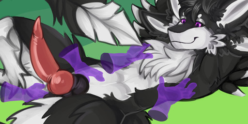 4_ears animal_genitalia animal_vulva anthro belly belly_rub biped black_body black_feathers black_fur black_hair black_sclera black_tail black_vulva canine_genitalia canine_vulva cheek_tuft chest_tuft countershade_face countershade_fur countershade_torso countershading digitigrade disembodied_hand erection facial_tuft feathered_wings feathers featureless_crotch feet fingers floating_hands fluffy fur genital_slit genitals ghost_hand grabbing green_background grope group hair hand_on_belly hand_on_chest hands_behind_head intersex intravaginal_penis knot knotted_penis knotted_tapering_penis long_tail looking_down looking_down_at_self lying male male_anthro maleherm mouth_closed multi_ear multicolored_body multicolored_fur narrowed_eyes nude on_back penis puffy_genital_slit purple_eyes purple_hand rubbing simple_background smile solo solo_focus spreading tail tapering_penis tuft vulva white_belly white_body white_countershading white_feathers white_fur white_tail winged_arms wings worship necrodura fyr_(fenrir784) avali avian bird 2026 absurd_res colored digital_drawing_(artwork) digital_media_(artwork) hi_res shaded maleherm_(lore)