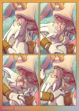 4_panel_comic animal_genitalia animal_vulva anthro anthro_on_feral anus bestiality biped blue_body blush blushing_profusely bodily_fluids bottomwear bracelet claws clitoris clothed clothing container cunnilingus cup drinking drinking_urine ear_piercing ear_ring eyes_closed eyewear female female/female female_on_anthro female_on_feral feral flat_chested gem genital_fluids genital_piercing genitals glasses goblet group hand_on_back hand_on_leg hand_on_thigh holding_goblet jewelry kneeling larger_female monotone_body multicolored_body muzzle_in_pussy oral peeing peeing_on_another peeing_on_face piercing quadruped ring ring_piercing round_glasses sex size_difference smaller_female tail tan_body tapering_tail text toe_claws topless trio two_tone_body urine urine_in_mouth urine_on_chest urine_on_face vaginal vulva vulva_piercing watersports white_body wide_eyed the_gentle_giant dungeons_and_dragons european_mythology hasbro mythology wizards_of_the_coast lapal siffo dragon kobold mythological_creature mythological_scalie scalie western_dragon 2026 absurd_res comic digital_media_(artwork) english_text hi_res url