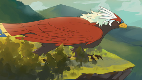 4_toes ambiguous_gender anisodactyl beak beak_closed body_size_growth carrying_another carrying_partner cliff clothing cloud day duo extreme_size_difference feathered_wings feathers feet female feral fluffy folded_wings forest holding_onto_partner larger_ambiguous larger_feral macro macro_feral mountain mouth_closed plant riding riding_on_back side_view sitting size_difference size_transformation sky smaller_female smaller_human tail toes transformation tree walking wings snivine444 nintendo pokemon avian bird braviary generation_5_pokemon human mammal pokemon_(species) 16:9 2026 absurd_res digital_media_(artwork) digital_painting_(artwork) hi_res painting_(artwork) shaded soft_shading widescreen