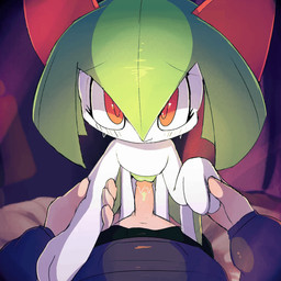 balls_deep bodily_fluids breasts cowgirl_position deep_penetration duo erection featureless_breasts female female_humanoid female_penetrated first_person_view from_front_position genital_fluids genitals green_hair hair hand_holding human_on_humanoid human_penetrating human_penetrating_humanoid human_pov humanoid_penetrated interspecies male male/female male_human male_penetrating male_penetrating_female male_pov on_bottom on_top orange_eyes penetration penile penile_penetration penis penis_in_vagina pokephilia red_ears sex teary_eyes vaginal vaginal_fluids vaginal_fluids_on_penis vaginal_penetration vulva young young_female lodetail nintendo pokemon generation_3_pokemon human humanoid kirlia mammal pokemon_(species) 1:1 2026 2d_animation animated colored digital_media_(artwork) frame_by_frame hi_res trans_(lore) trans_woman_(lore)