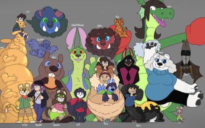 4_fingers anthro antlers big_breasts black_clothing black_eyes black_hair black_hat black_headwear black_pawpads blep blue_body blue_bottomwear blue_clothing blue_eyes blue_fur blue_jeans blue_pants blue_sclera blue_shirt blue_sweater blue_topwear bottomwear breasts brown_antlers brown_body brown_bottomwear brown_clothing brown_fur brown_hair brown_shorts burger claws clothed clothed_anthro clothed_female clothed_human clothed_male clothed_taur clothing denim denim_bottomwear denim_clothing female female_anthro female_human fingers food fully_clothed fully_clothed_anthro fully_clothed_female fully_clothed_human fully_clothed_male fur green_body green_bottomwear green_clothing green_eyes green_fur green_sclera green_shirt green_skirt green_topwear grey_background group hair hat headgear headwear horn jeans larger_anthro larger_clothed larger_female larger_male male male_anthro multi_arm multi_limb orange_sclera pants pawpads pink_clothing pink_shirt pink_topwear purple_hair red_bottomwear red_clothing red_eyes red_shirt red_shorts red_topwear shirt shorts simple_background size_difference skirt smaller_female smaller_human smaller_male smaller_taur sweater tan_body tan_fur text toe_claws tongue tongue_out topwear upside_down white_body white_ears white_fur white_hair yellow_body yellow_fur yellow_sclera denaturedalbumin mythology bois_(denaturedalbumin) eggs_(denaturedalbumin) galoot_(denaturedalbumin) gg_(denaturedalbumin) gleis_(denaturedalbumin) gustavo_(denaturedalbumin) juves_(denaturedalbumin) kevin_(denaturedalbumin) lens_(denaturedalbumin) lolo_(denaturedalbumin) lourdez_(denaturedalbumin) mave_(denaturedalbumin) nicoletta_(denaturedalbumin) pheel_(denaturedalbumin) tashi_(denaturedalbumin) tephie_(denaturedalbumin) toribio_(denaturedalbumin) valentina_(denaturedalbumin) amphibian amphibian_taur arachnid arachnid_taur araneomorph arthropod arthropod_taur avian bat bear beaver bird black_widow_spider deer domestic_cat dragon felid feline felis human kangaroo macropod mammal marsupial mouse murid murine mythological_creature mythological_scalie new_world_deer pantherine polar_bear procyonid raccoon reindeer rodent salamander salamander_taur scalie spider spider_taur taur theridiid tiger ursine widow_spider character_name hi_res female_(lore) male_(lore)